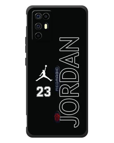 Чехол для ZTE Nubia RedMagic 6R с картинкой «Jordan Vertical»