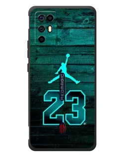 Чехол для ZTE Nubia RedMagic 6R с картинкой «Jordan Cyan 23» Чехол для ZTE Nubia RedMagic 6R с картинкой «Jordan Cyan 23»