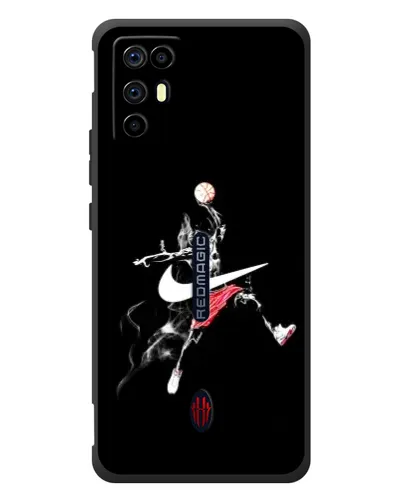Чехол для ZTE Nubia RedMagic 6R с картинкой «Jordan Jumpman»