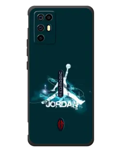 Чехол для ZTE Nubia RedMagic 6R с картинкой «Jordan Blue Fire» Чехол для ZTE Nubia RedMagic 6R с картинкой «Jordan Blue Fire»
