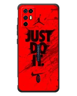 Чехол для ZTE Nubia RedMagic 6R с картинкой «Nike Just Do It» Чехол для ZTE Nubia RedMagic 6R с картинкой «Nike Just Do It»