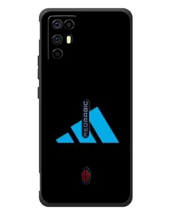 Чехол для ZTE Nubia RedMagic 6R с картинкой «Adidas Cyan Logo» Чехол для ZTE Nubia RedMagic 6R с картинкой «Adidas Cyan Logo»