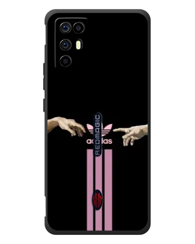Чехол для ZTE Nubia RedMagic 6R с картинкой «Adidas Hands»