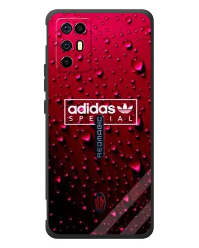 Чехол для ZTE Nubia RedMagic 6R с картинкой «Adidas Gold Marble»