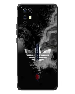 Чехол для ZTE Nubia RedMagic 6R с картинкой «Абстрактный дым Adidas» Чехол для ZTE Nubia RedMagic 6R с картинкой «Абстрактный дым Adidas»