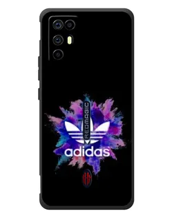 Чехол для ZTE Nubia RedMagic 6R с картинкой «Взрыв красок Adidas»