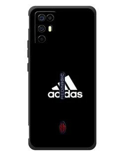 Чехол для ZTE Nubia RedMagic 6R с картинкой «Черная классика Adidas»