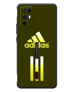 Чехол для ZTE Nubia RedMagic 6R с картинкой «Оливковый градиент Adidas»