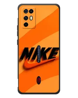 Чехол для ZTE Nubia RedMagic 6R с картинкой «Оранжевый драйв Nike» Чехол для ZTE Nubia RedMagic 6R с картинкой «Оранжевый драйв Nike»