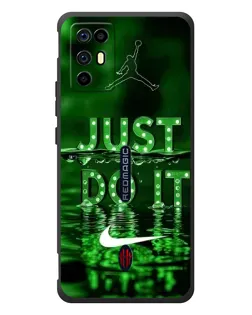 Чехол для ZTE Nubia RedMagic 6R с картинкой «Зеленый неоновый Nike» Чехол для ZTE Nubia RedMagic 6R с картинкой «Зеленый неоновый Nike»