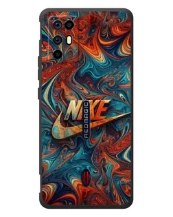Чехол для ZTE Nubia RedMagic 6R с картинкой «Nike в абстракции» Чехол для ZTE Nubia RedMagic 6R с картинкой «Nike в абстракции»