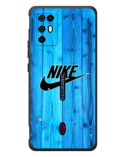 Чехол для ZTE Nubia RedMagic 6R с картинкой «Голубое дерево Nike» Чехол для ZTE Nubia RedMagic 6R с картинкой «Голубое дерево Nike»