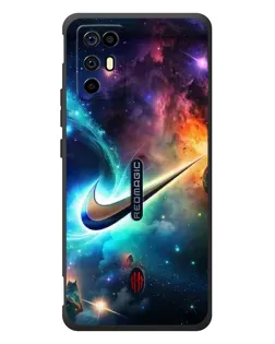 Чехол для ZTE Nubia RedMagic 6R с картинкой «Космический Nike Swoosh» Чехол для ZTE Nubia RedMagic 6R с картинкой «Космический Nike Swoosh»