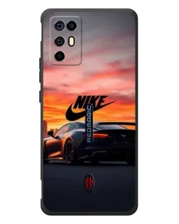 Чехол для ZTE Nubia RedMagic 6R с картинкой «Nike и суперкар» Чехол для ZTE Nubia RedMagic 6R с картинкой «Nike и суперкар»