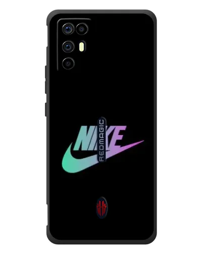 Чехол для ZTE Nubia RedMagic 6R с картинкой «Nike — городская ночь»