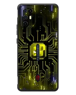 Чехол для ZTE Nubia RedMagic 6R с картинкой «Nike — золотая искра» Чехол для ZTE Nubia RedMagic 6R с картинкой «Nike — золотая искра»