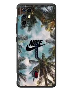 Чехол для ZTE Nubia RedMagic 6R с картинкой «Тропический принт Nike» Чехол для ZTE Nubia RedMagic 6R с картинкой «Тропический принт Nike»