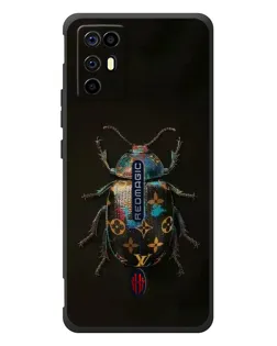 Чехол для ZTE Nubia RedMagic 6R с картинкой «LV — мраморный принт»