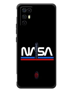 Чехол для ZTE Nubia RedMagic 6R с картинкой «NASA — классика Red Blue» Чехол для ZTE Nubia RedMagic 6R с картинкой «NASA — классика Red Blue»