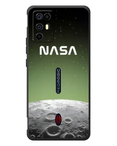 Чехол для ZTE Nubia RedMagic 6R с картинкой «NASA — лунный градиент»