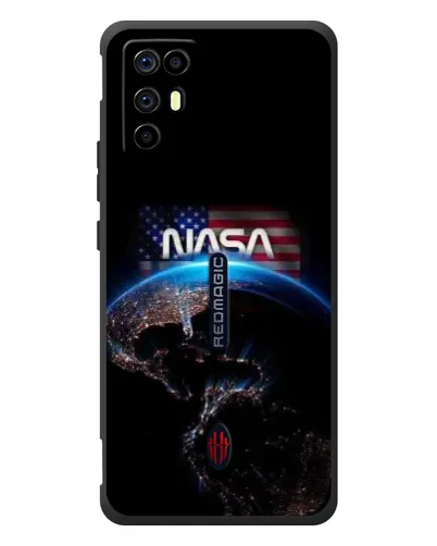 Чехол для ZTE Nubia RedMagic 6R с картинкой «Земля из космоса NASA»