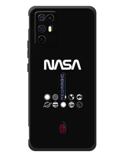Чехол для ZTE Nubia RedMagic 6R с картинкой «NASA — технический принт» Чехол для ZTE Nubia RedMagic 6R с картинкой «NASA — технический принт»