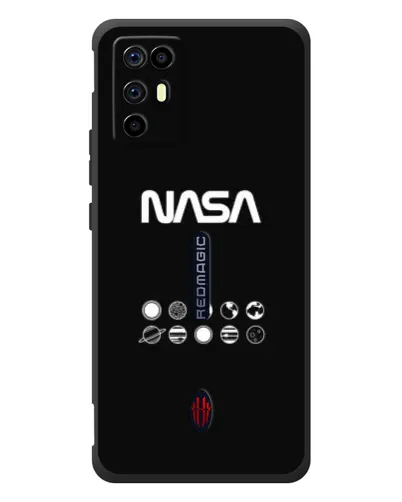 Чехол для ZTE Nubia RedMagic 6R с картинкой «NASA — технический принт»