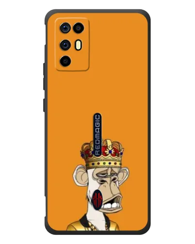 Чехол для ZTE Nubia RedMagic 6R с картинкой «Золотая обезьяна Bored Ape»