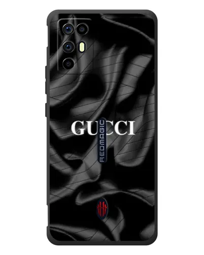 Чехол для ZTE Nubia RedMagic 6R с картинкой «Gucci — шелковые волны»