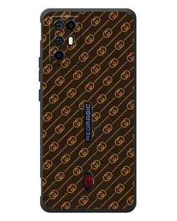 Чохол для ZTE Nubia RedMagic 6R з картинкою «Gucci — золоті діагоналі» Чохол для ZTE Nubia RedMagic 6R з картинкою «Gucci — золоті діагоналі»