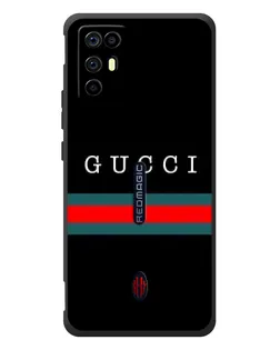 Чохол для ZTE Nubia RedMagic 6R з картинкою «Gucci — червоний пояс» Чохол для ZTE Nubia RedMagic 6R з картинкою «Gucci — червоний пояс»