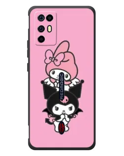 Чехол для ZTE Nubia RedMagic 6R с картинкой «My Melody и Kuromi» Чехол для ZTE Nubia RedMagic 6R с картинкой «My Melody и Kuromi»