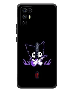 Чехол для ZTE Nubia RedMagic 6R с картинкой «Электрическая Kuromi» Чехол для ZTE Nubia RedMagic 6R с картинкой «Электрическая Kuromi»
