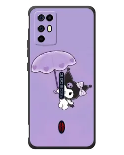 Чехол для ZTE Nubia RedMagic 6R с картинкой «Kuromi с зонтиком» Чехол для ZTE Nubia RedMagic 6R с картинкой «Kuromi с зонтиком»