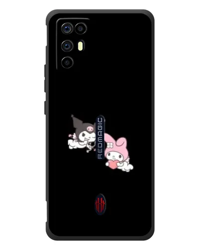 Чехол для ZTE Nubia RedMagic 6R с картинкой «My Melody и Kuromi»