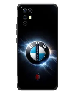 Чехол для ZTE Nubia RedMagic 6R с картинкой «BMW — неоновое сияние» Чехол для ZTE Nubia RedMagic 6R с картинкой «BMW — неоновое сияние»