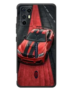 Чехол для ZTE Nubia RedMagic 6R с картинкой «BMW на красной дорожке» Чехол для ZTE Nubia RedMagic 6R с картинкой «BMW на красной дорожке»