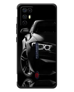 Чехол для ZTE Nubia RedMagic 6R с картинкой «Черная BMW — профиль» Чехол для ZTE Nubia RedMagic 6R с картинкой «Черная BMW — профиль»