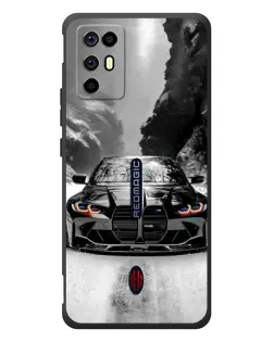 Чехол для ZTE Nubia RedMagic 6R с картинкой «BMW — акварельный дрифт» Чехол для ZTE Nubia RedMagic 6R с картинкой «BMW — акварельный дрифт»