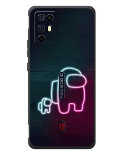 Чехол для ZTE Nubia RedMagic 6R с картинкой «Among Us неон-арт» Чехол для ZTE Nubia RedMagic 6R с картинкой «Among Us неон-арт»