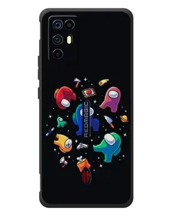 Чехол для ZTE Nubia RedMagic 6R с картинкой «Among Us космос» Чехол для ZTE Nubia RedMagic 6R с картинкой «Among Us космос»