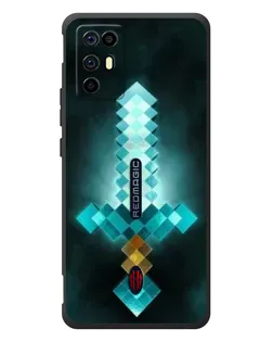 Чохол для ZTE Nubia RedMagic 6R з картинкою «Алмазний меч неон» Чохол для ZTE Nubia RedMagic 6R з картинкою «Алмазний меч неон»