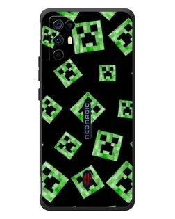 Чохол для ZTE Nubia RedMagic 6R з картинкою «Паттерн з кріперами» Чохол для ZTE Nubia RedMagic 6R з картинкою «Паттерн з кріперами»