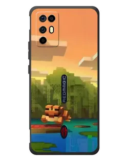 Чохол для ZTE Nubia RedMagic 6R з картинкою «Майнкрафт захід сонця» Чохол для ZTE Nubia RedMagic 6R з картинкою «Майнкрафт захід сонця»