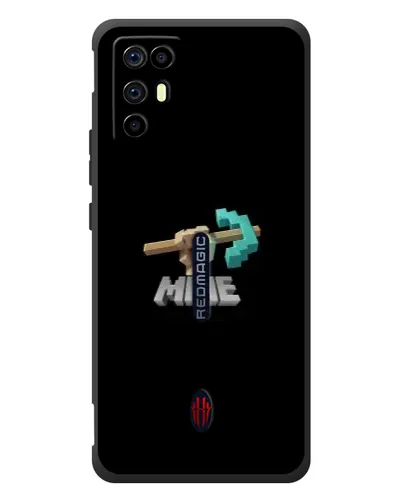 Чехол для ZTE Nubia RedMagic 6R с картинкой «Алмазная кирка»