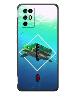 Чохол для ZTE Nubia RedMagic 6R з картинкою «Черепаха Minecraft» Чохол для ZTE Nubia RedMagic 6R з картинкою «Черепаха Minecraft»
