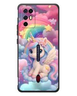 Чехол для ZTE Nubia RedMagic 6R с картинкой «Маленький единорог»