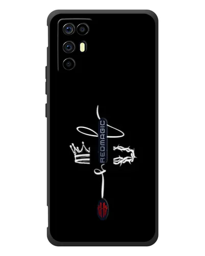 Чехол для ZTE Nubia RedMagic 6R с картинкой «Король Славы Jesus»
