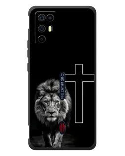 Чехол для ZTE Nubia RedMagic 6R с картинкой «Лев и Крест» Чехол для ZTE Nubia RedMagic 6R с картинкой «Лев и Крест»