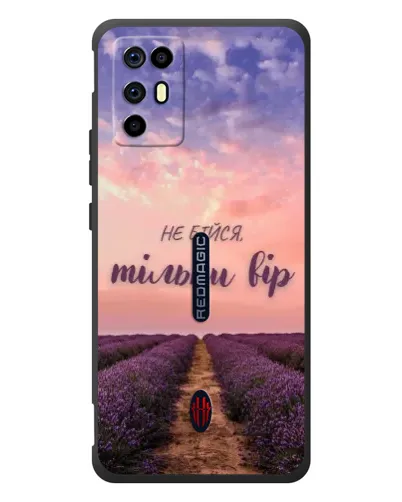 Чехол для ZTE Nubia RedMagic 6R с картинкой «Не бойся — веруй»